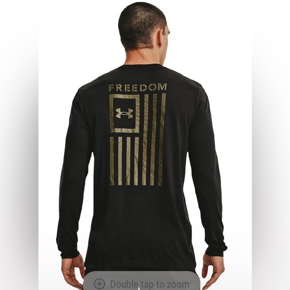 Under Armour Men's UA Freedom Flag Long-Sleeve Tee - Picture 1 of 6